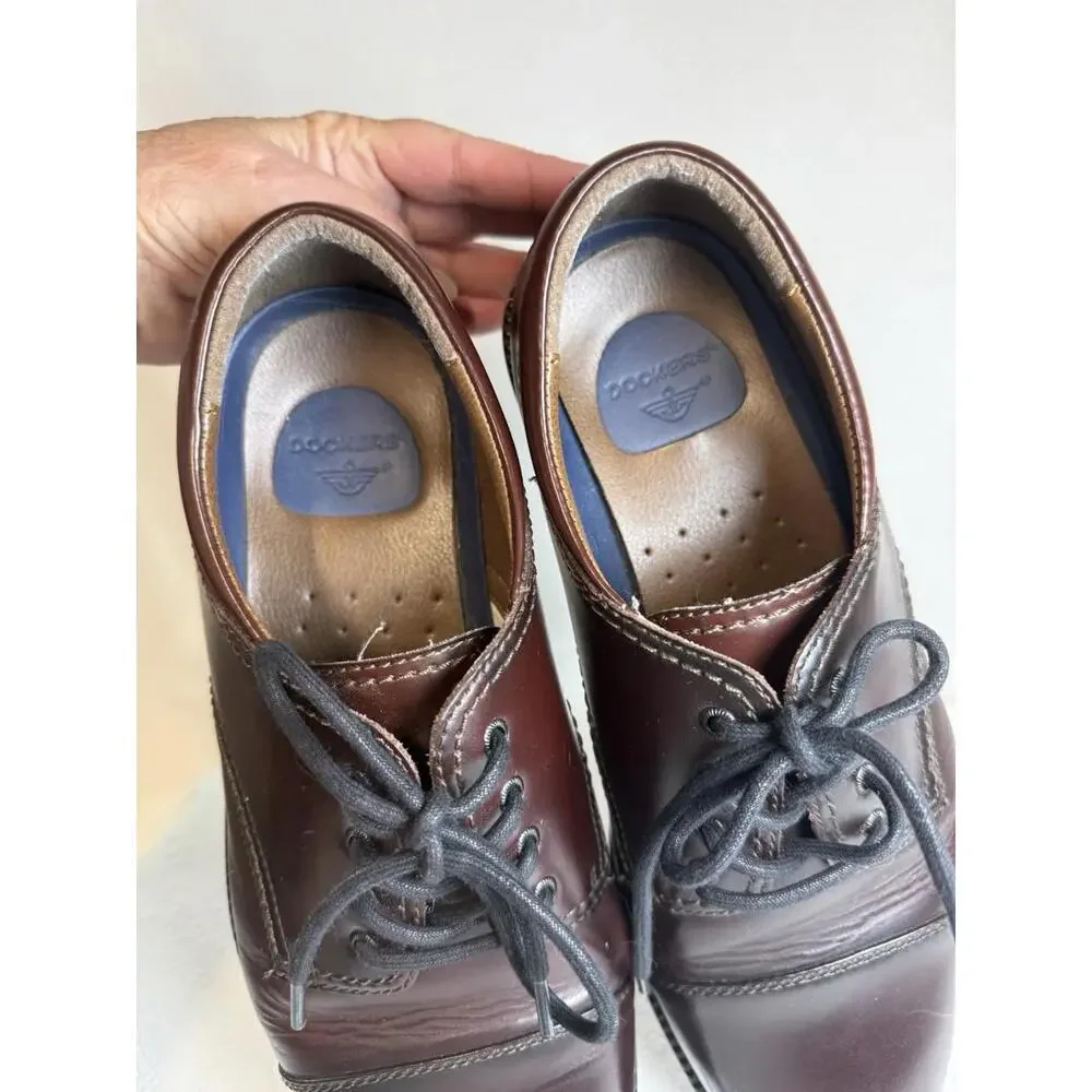 Blokecore Dockers Mens Gordon Genuine Leather Dress / Casual Lace Oxford Shoe